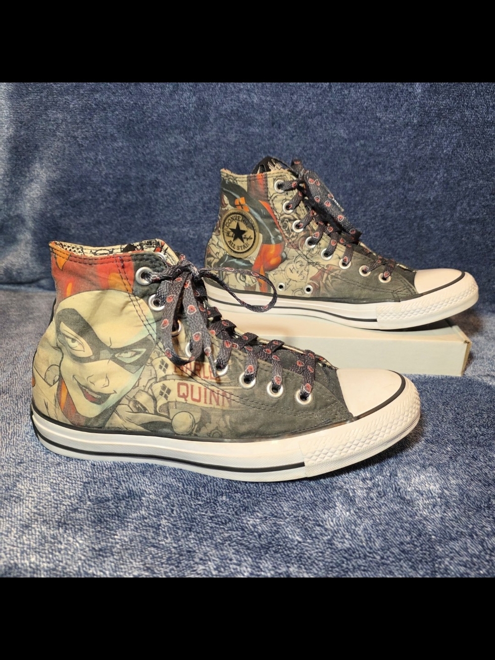 DC Comics x Converse Chuck Taylor All Star High "Harley Quinn" Sneakers